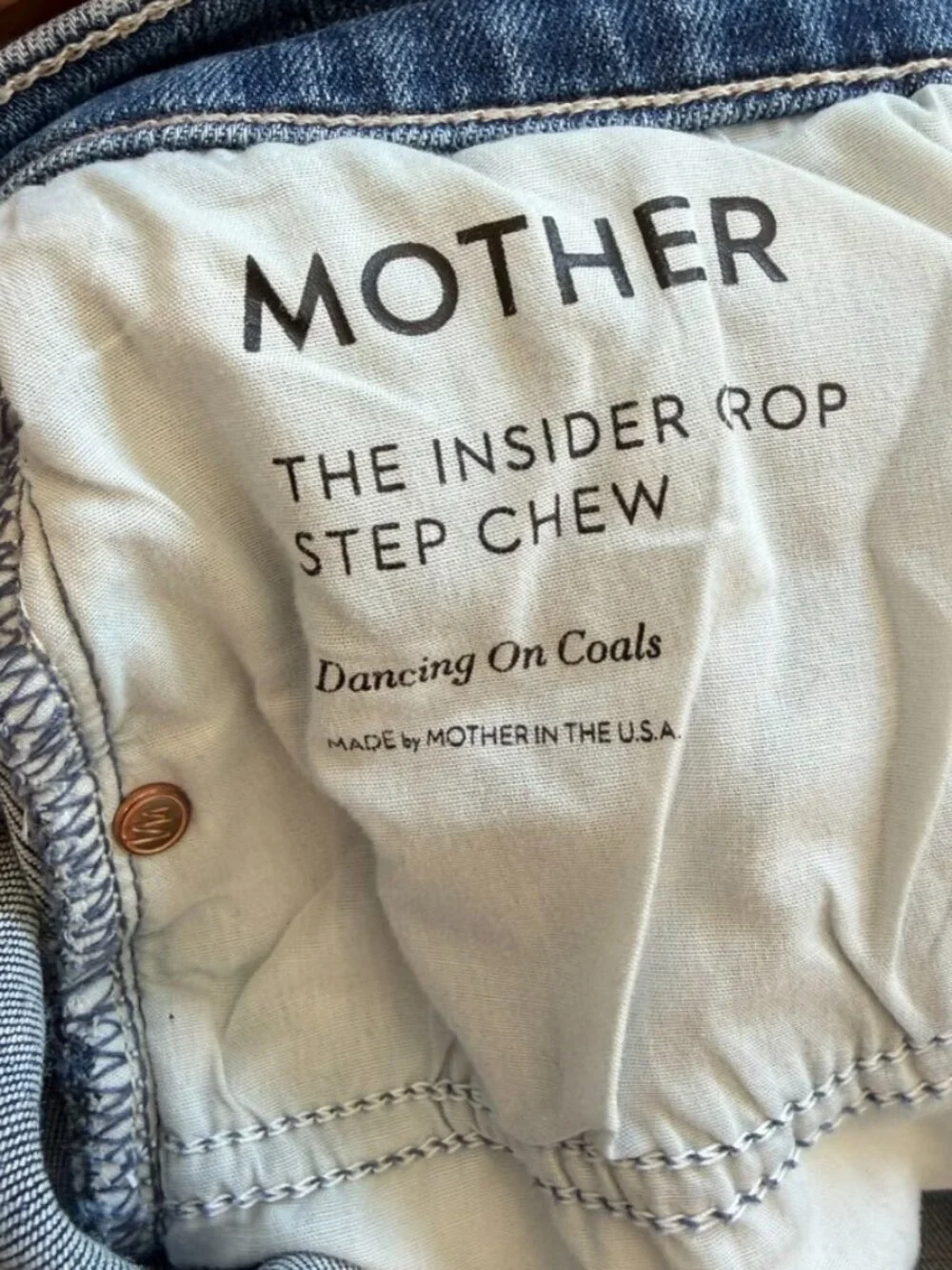 MOTHER Insider Step Chew Jeans Destroyed 29